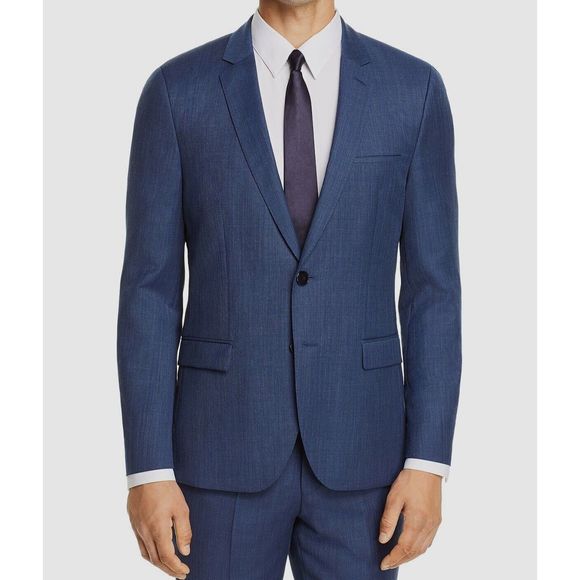 HUGO BOSS Other - HUGO Boss Birdseye Extra Slim Fit Suit Jacket 40 L 40L Rtl $445